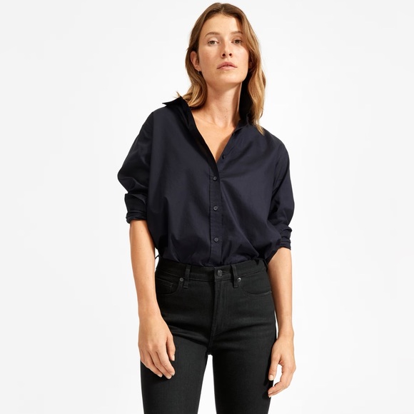 NWT Everlane Black Mid Rise Skinny Tall Jeans-Size 25 - Picture 4 of 7